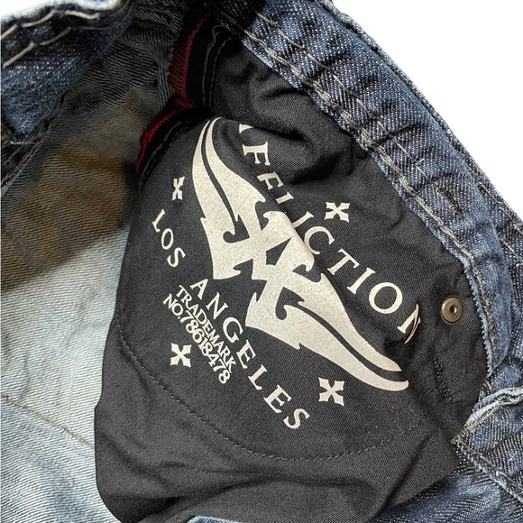 AFFLICTION Cooper relaxed Boot Jeans Size 34 - Picture 8 of 10